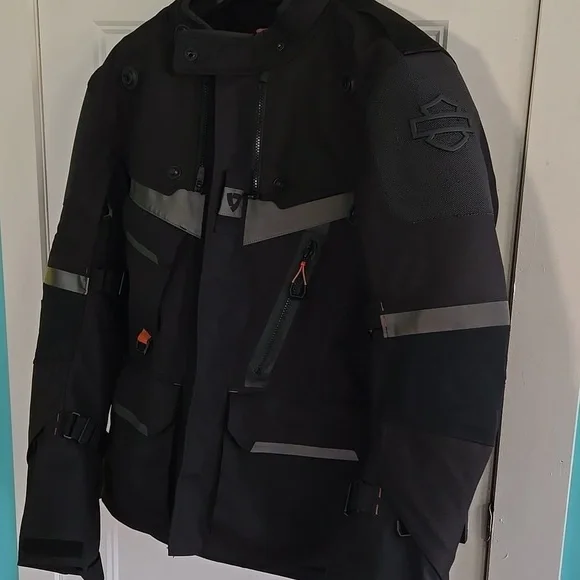 Harley Davidson Men's Passage Adventure Jacket Waterproof Reflective SZ XL Slim - Picture 3 of 16